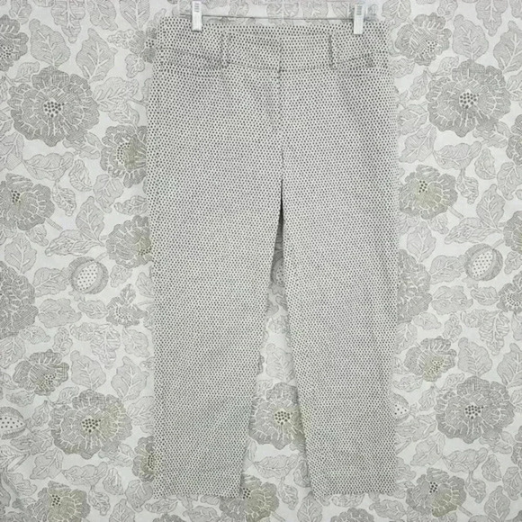 Loft Polka Dot Original Ankle‎ pants Women's Size 6 1743 - Picture 1 of 9